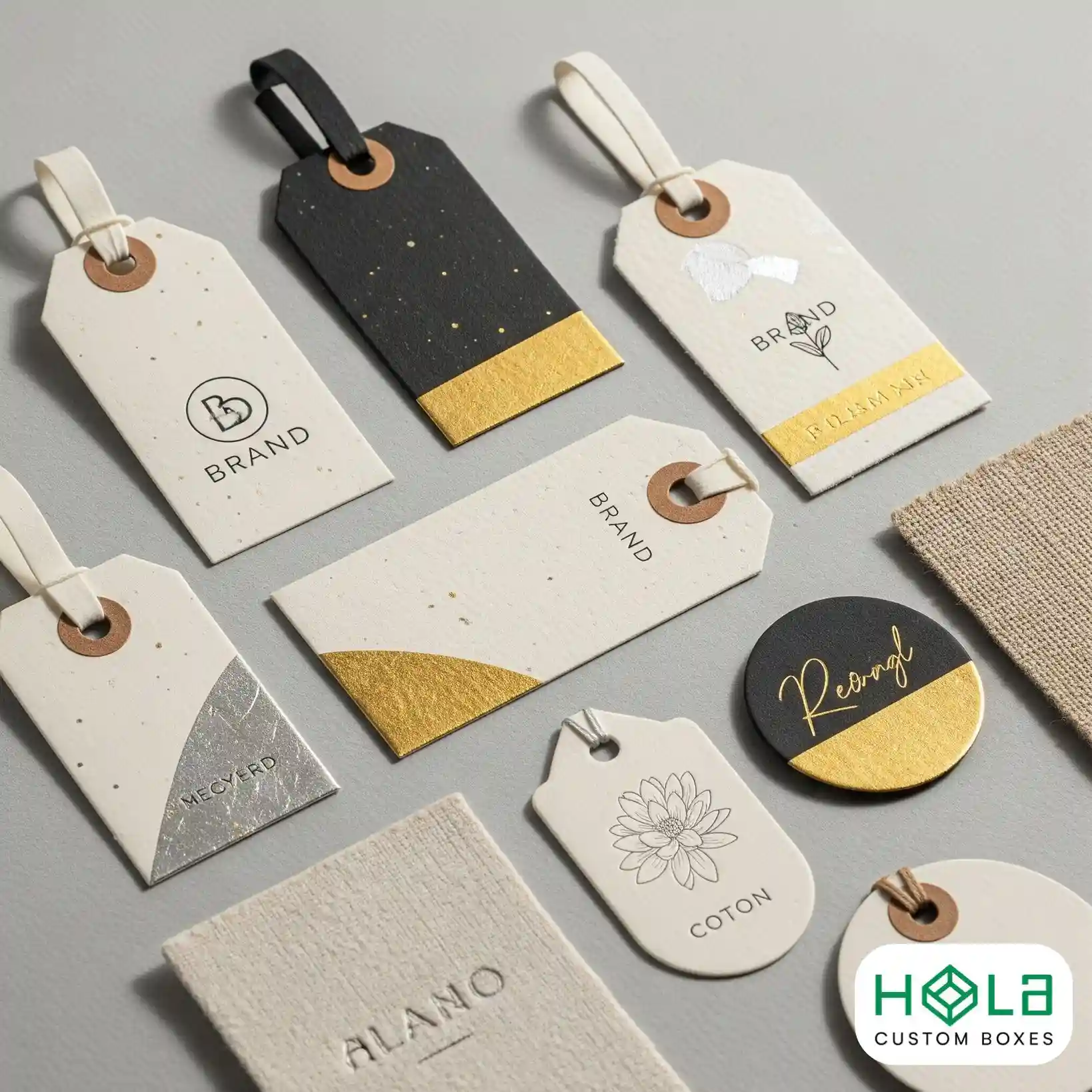 custom hang tags with logo
